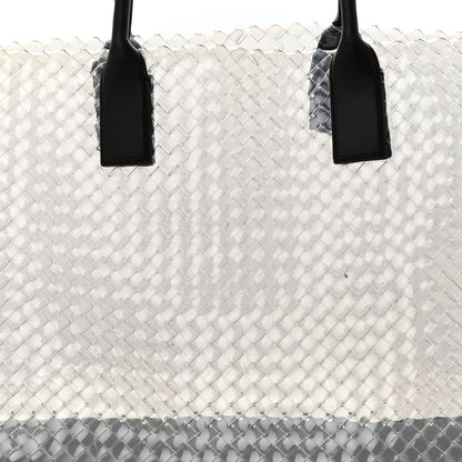 Bottega Veneta PVC Nappa Intrecciato Large Cabat Transparent Fondente 8 of 11