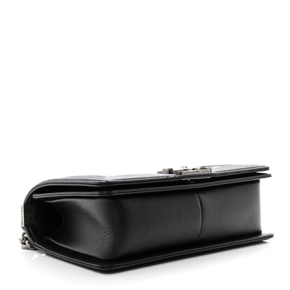 Chanel Caviar Quilted Medium Boy Flap Black 4 of 10