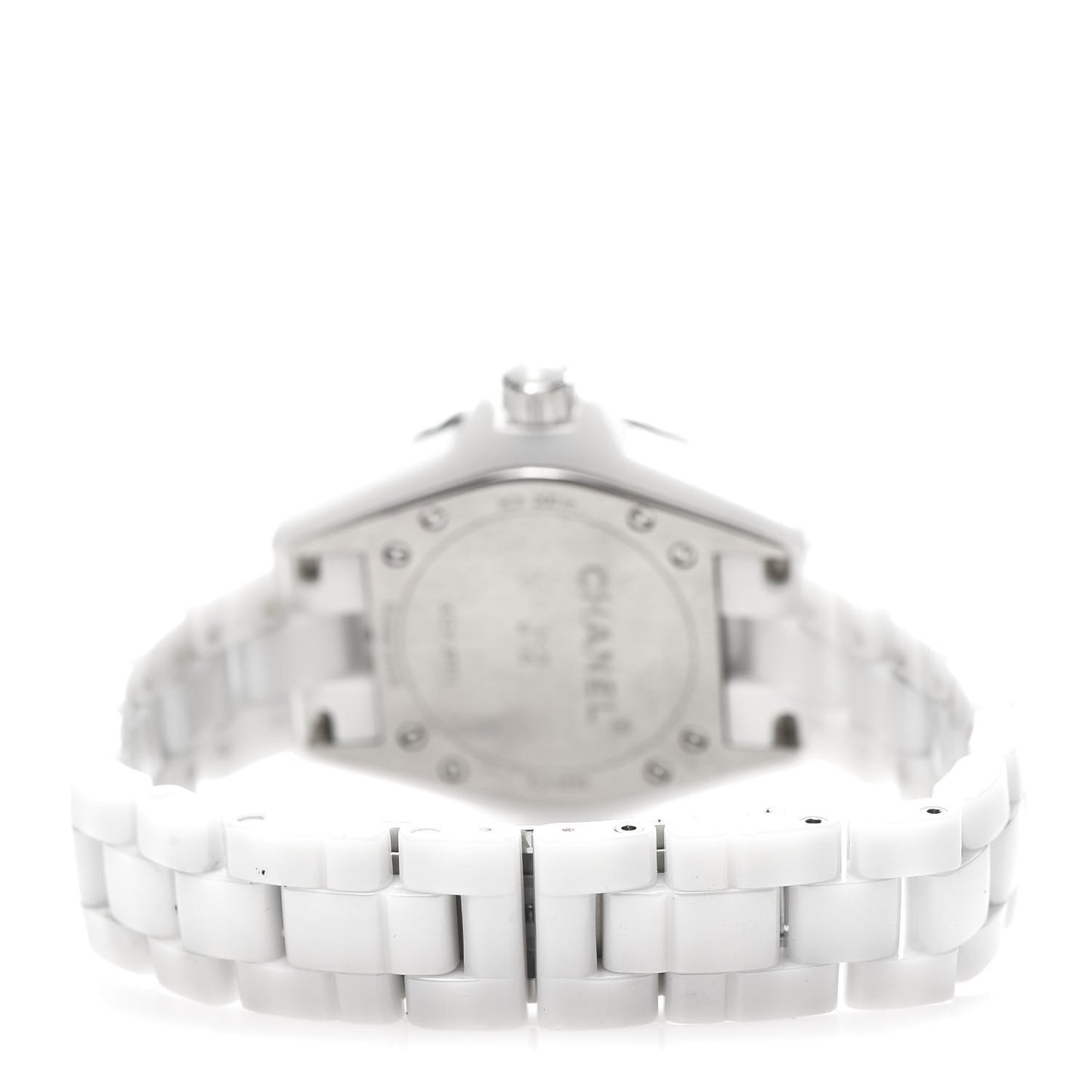 Stainless Steel Ceramic 33mm J12 Quartz Watch White