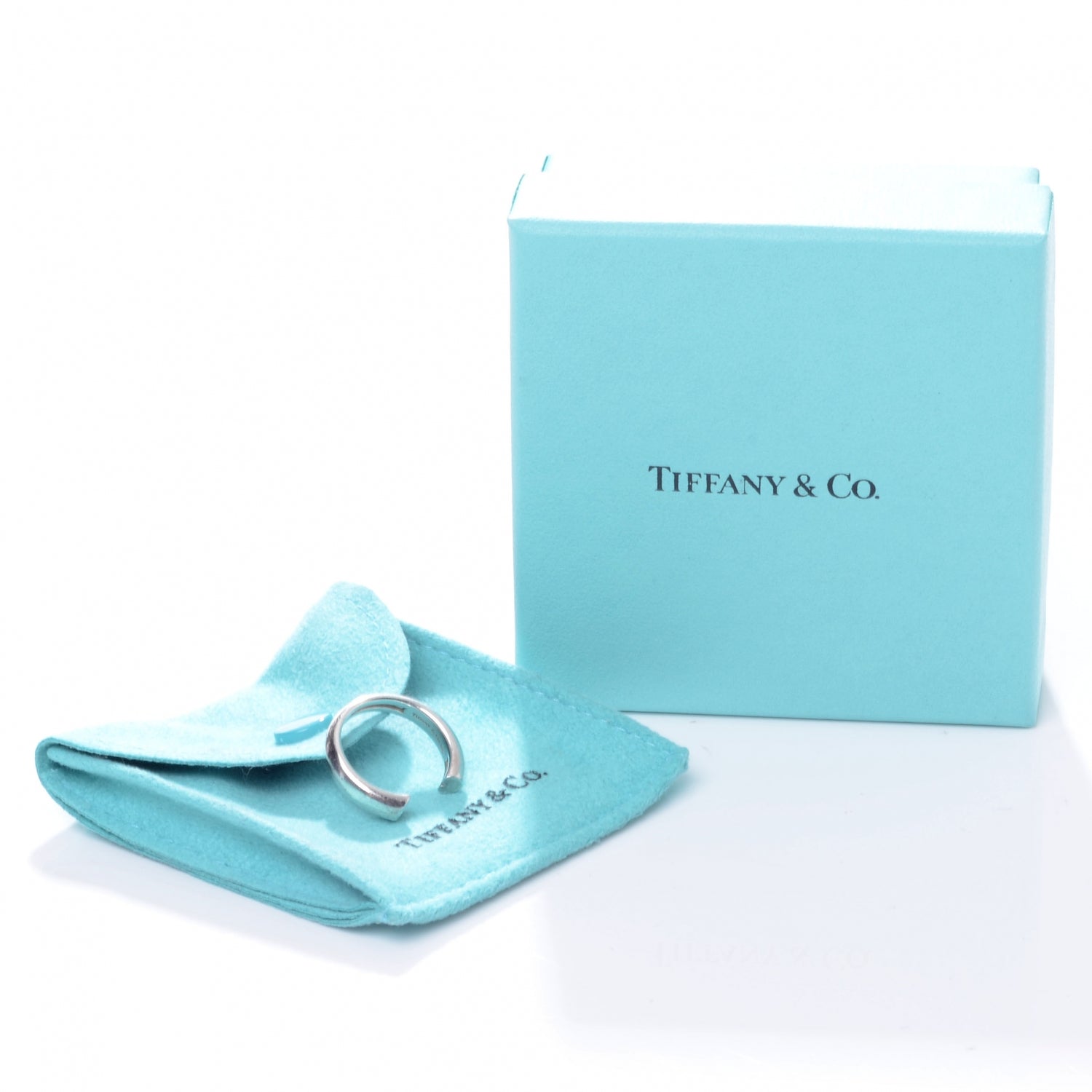 Tiffany Sterling Silver Paloma Picasso Tenderness Heart Ring 5.5 5 of 5