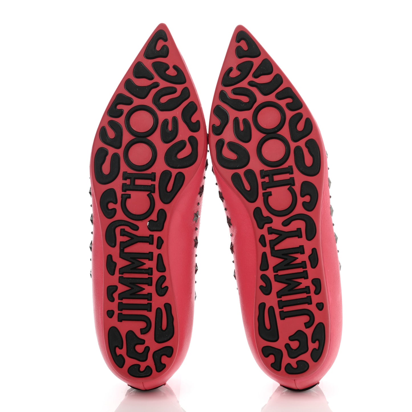Calfskin Windsor Star Flats 36 Pink