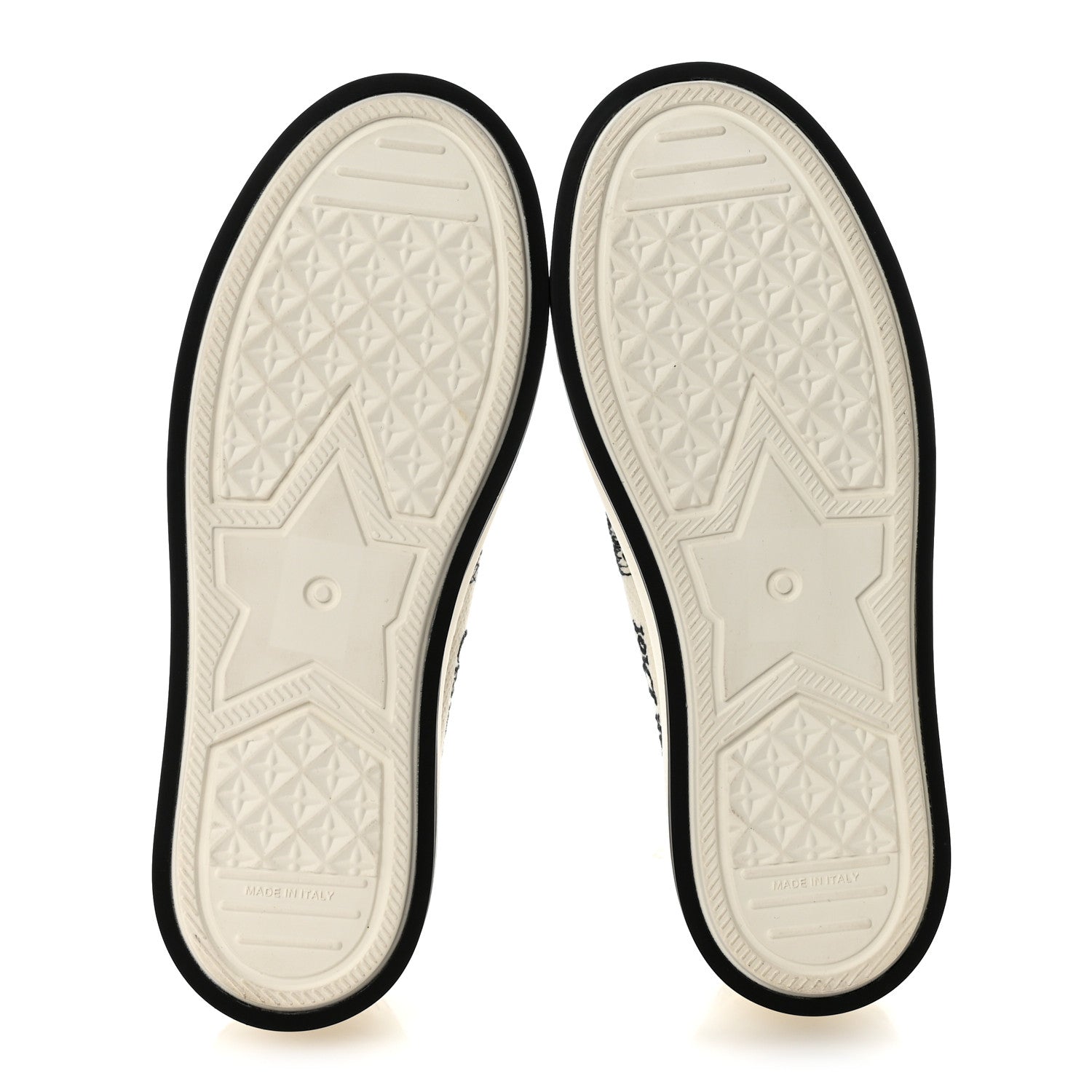 Christian Dior Canvas Embroidered Plan De Paris Womens Walk'N'Dior Platform Sneakers 36.5 White Black 12 of 20