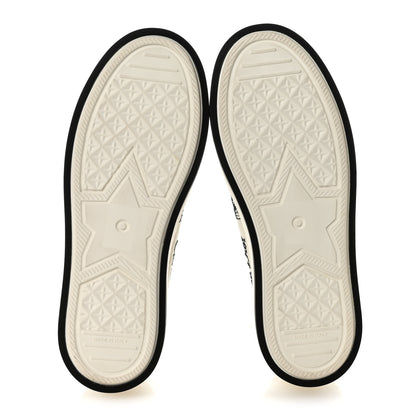 Christian Dior Canvas Embroidered Plan De Paris Womens Walk'N'Dior Platform Sneakers 36.5 White Black 12 of 20