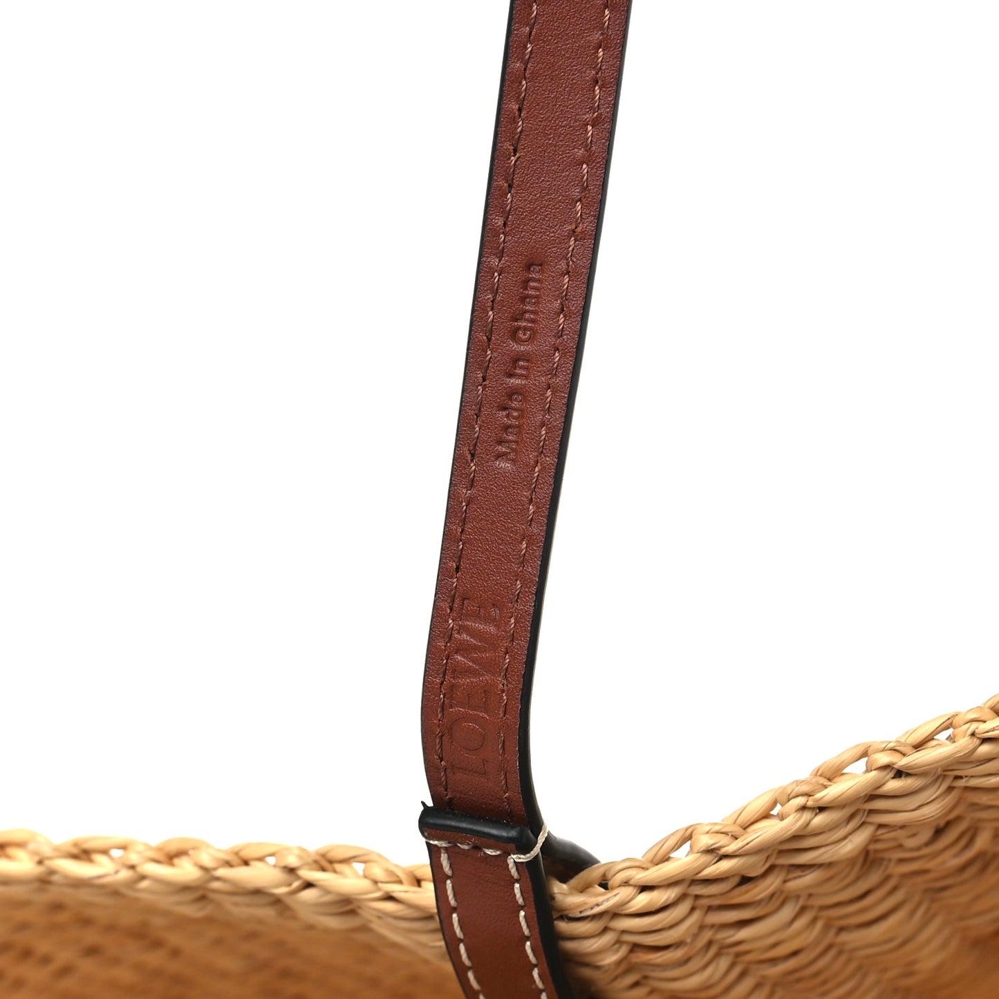 Calfskin Raffia Paulas Ibiza Small Basket Tote Bag Natural Tan