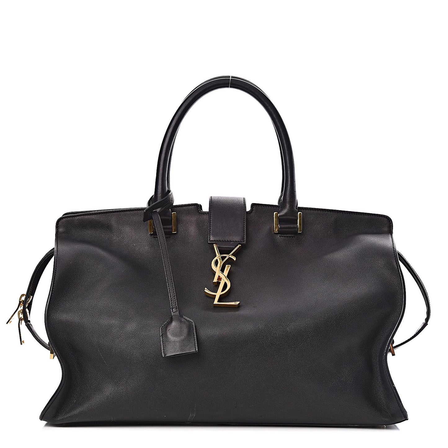 Calfskin Medium Classic Y Cabas Black