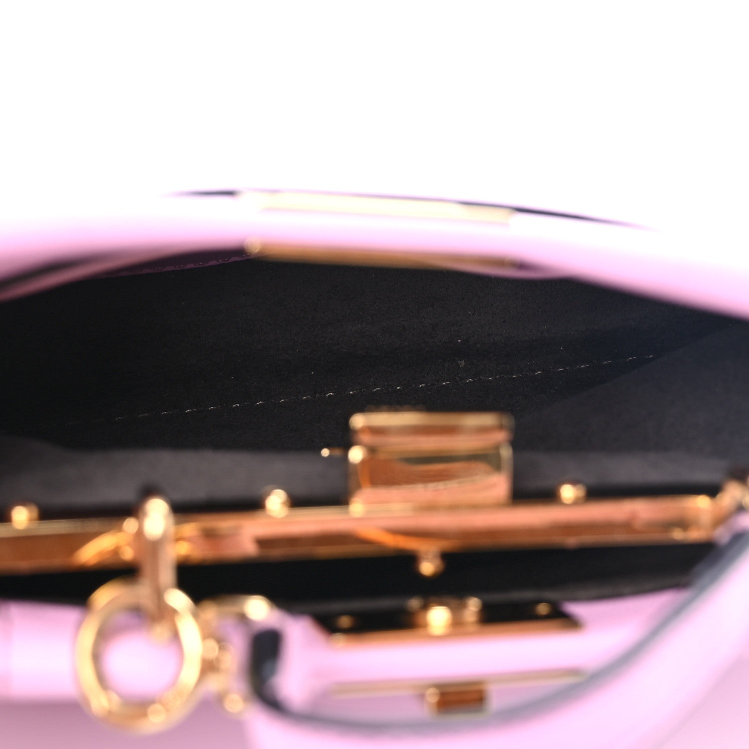 Fendi Shiny Nappa Micro Peekaboo Iconic Satchel Lavanda 5 of 8