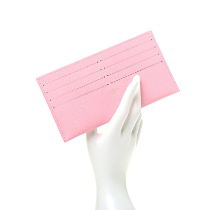 Louis Vuitton Calfskin Felicie Stud Card Holder Insert Rose Ballerine 2 of 5