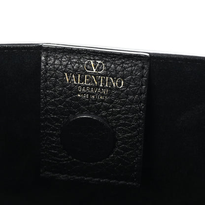 Valentino Garavani Soft Grainy Calfskin Alltime Large Hobo Black 6 of 9