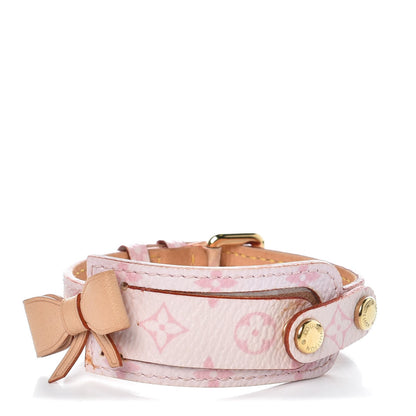 Louis Vuitton Monogram Cherry Blossom Address Wish Bracelet Pink 1 of 6
