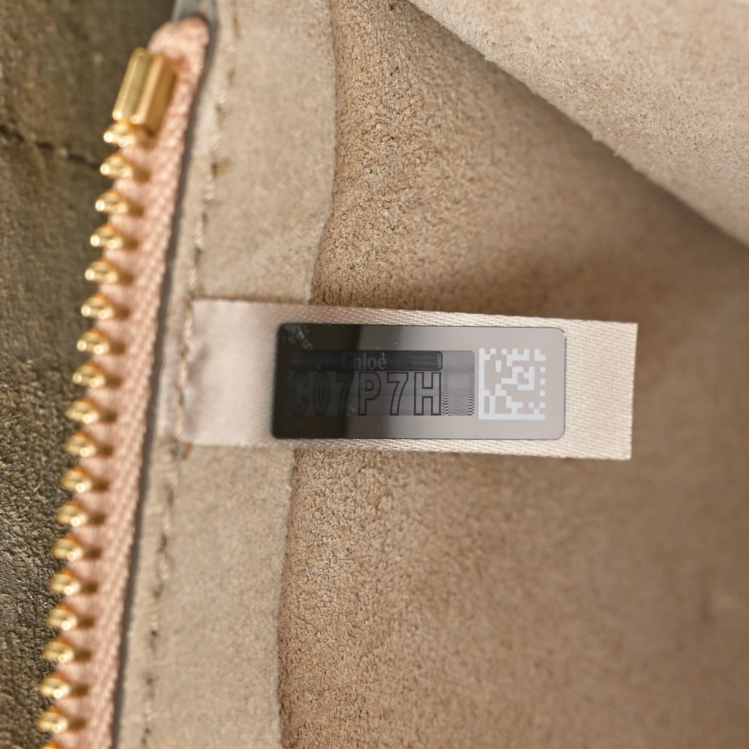 Chloe Calfskin Suede Medium Faye Shoulder Bag Motty Grey 7 of 10