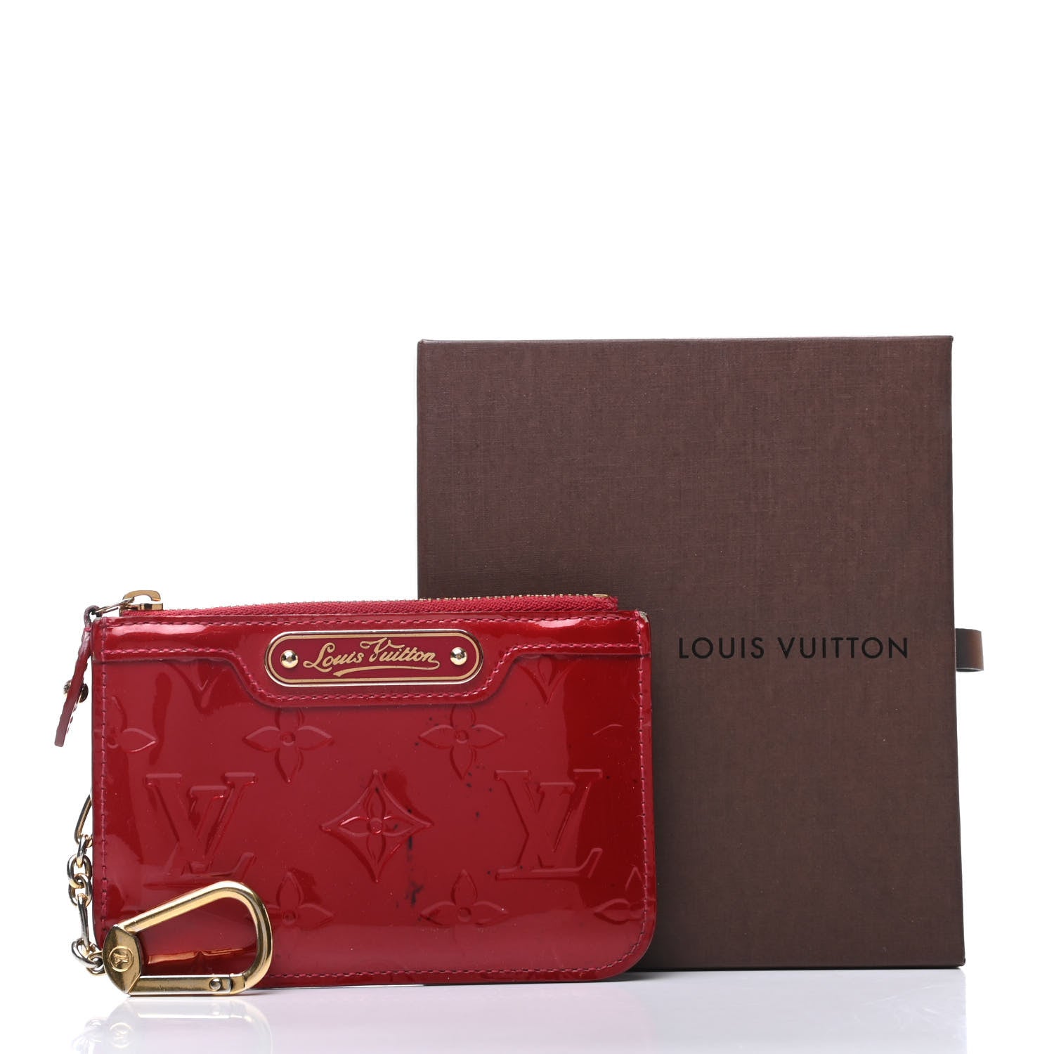Louis Vuitton Vernis Key Pouch Pomme D'Amour 9 of 9