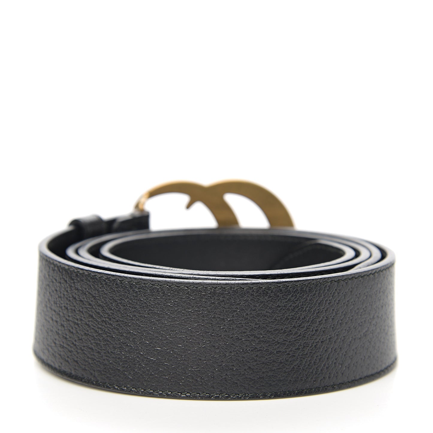Textured Calfskin Double G 40mm Belt 115 46 Black
