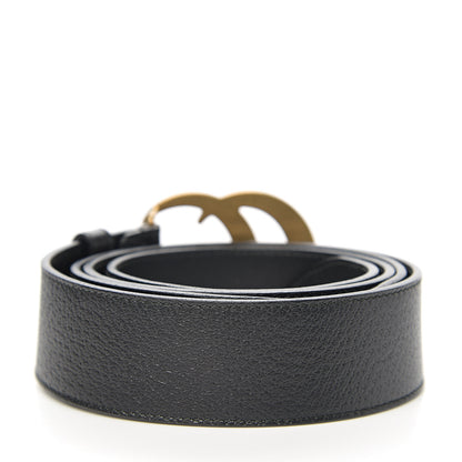 Gucci Textured Calfskin Double G 40mm Belt 115 46 Black 2 of 6