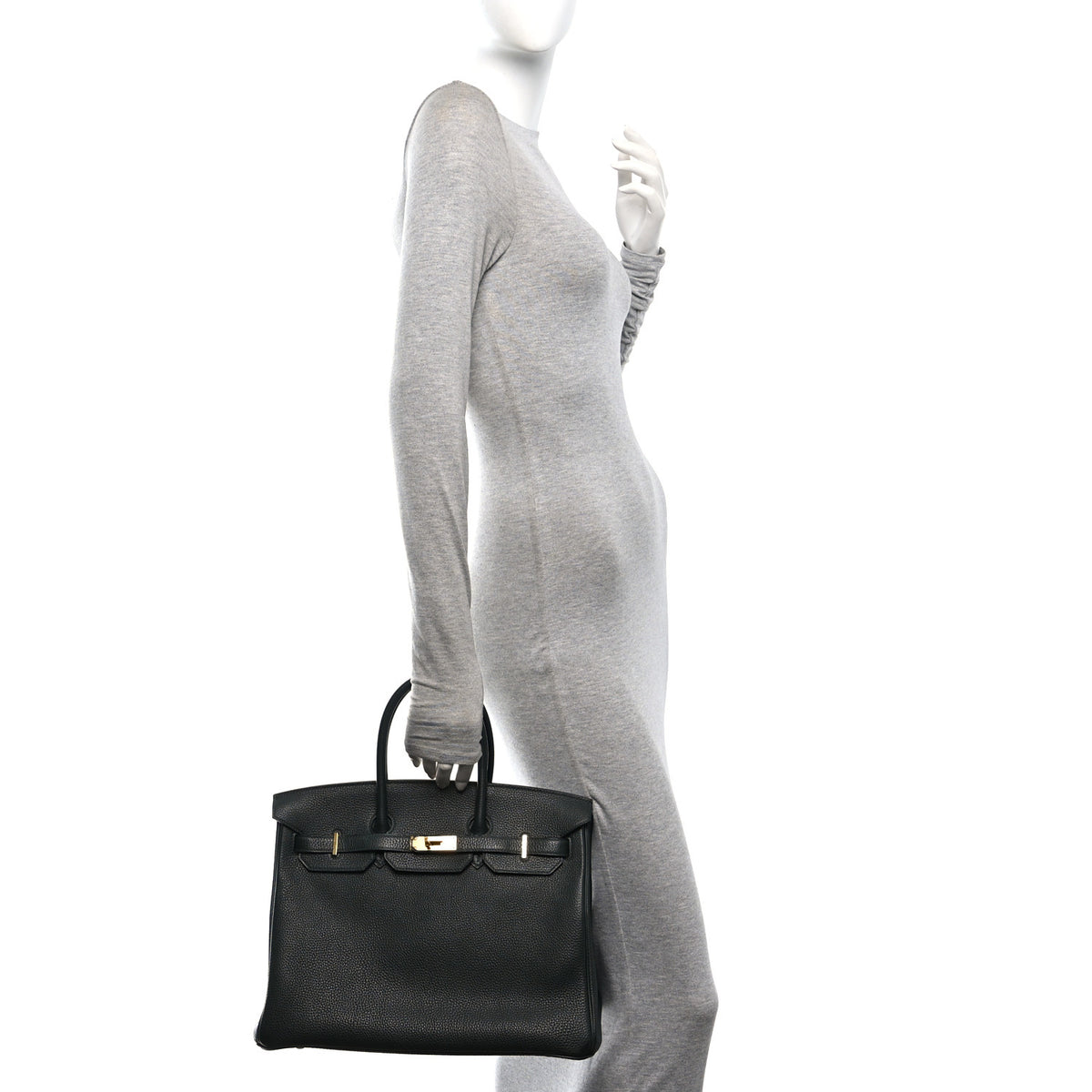 Togo Birkin 35 Vert Fonce