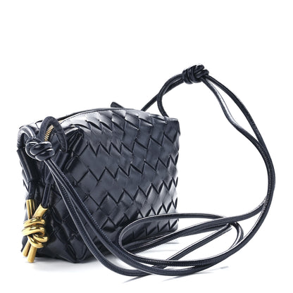 Bottega Veneta Nappa Intrecciato Metallic Knot Mini Loop Bag Space 3 of 10