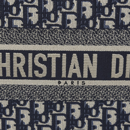 Christian Dior Oblique Book Tote Blue Multicolor 8 of 11