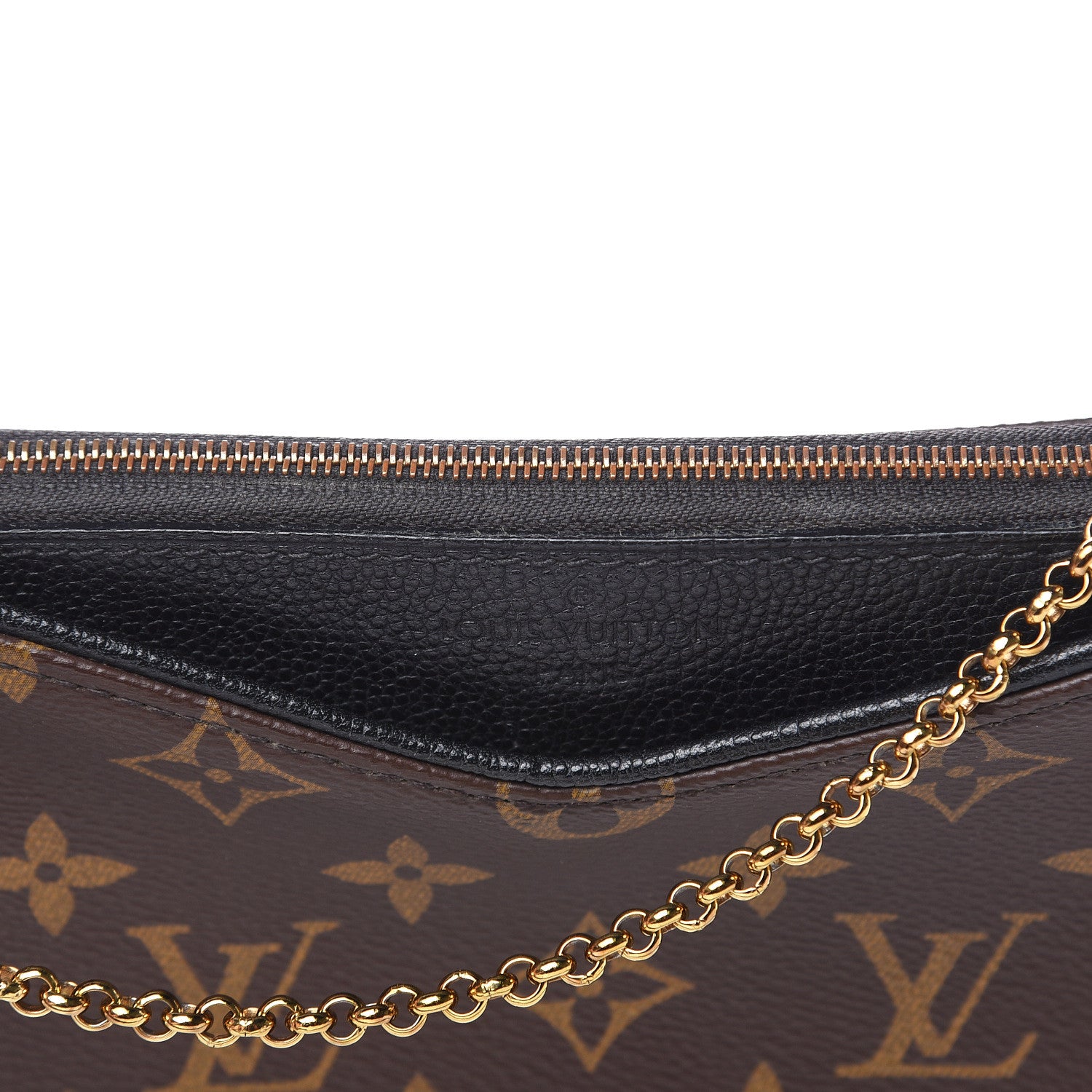 Louis Vuitton Monogram Pallas Clutch Black 12 of 14