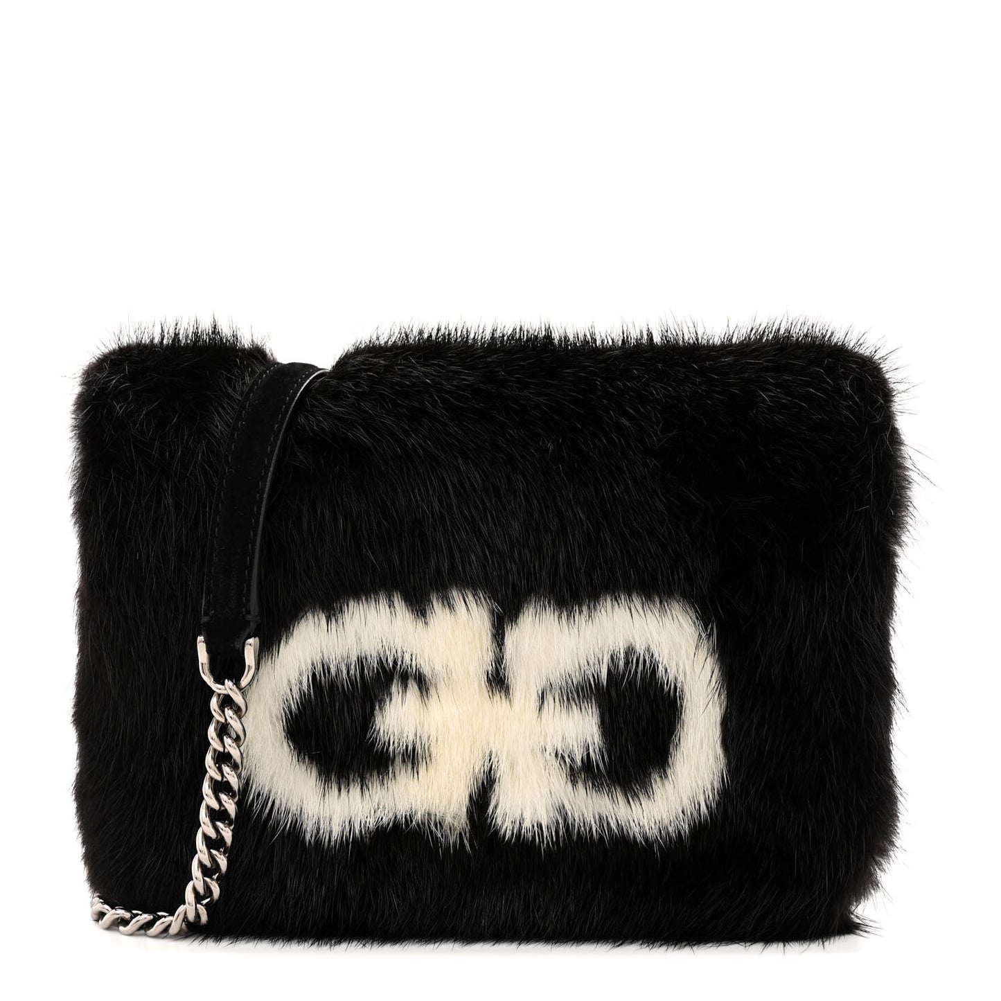 Mink Gancini Crossbody Black