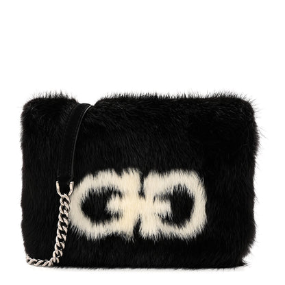 Salvatore Ferragamo Mink Gancini Crossbody Black 1 of 13