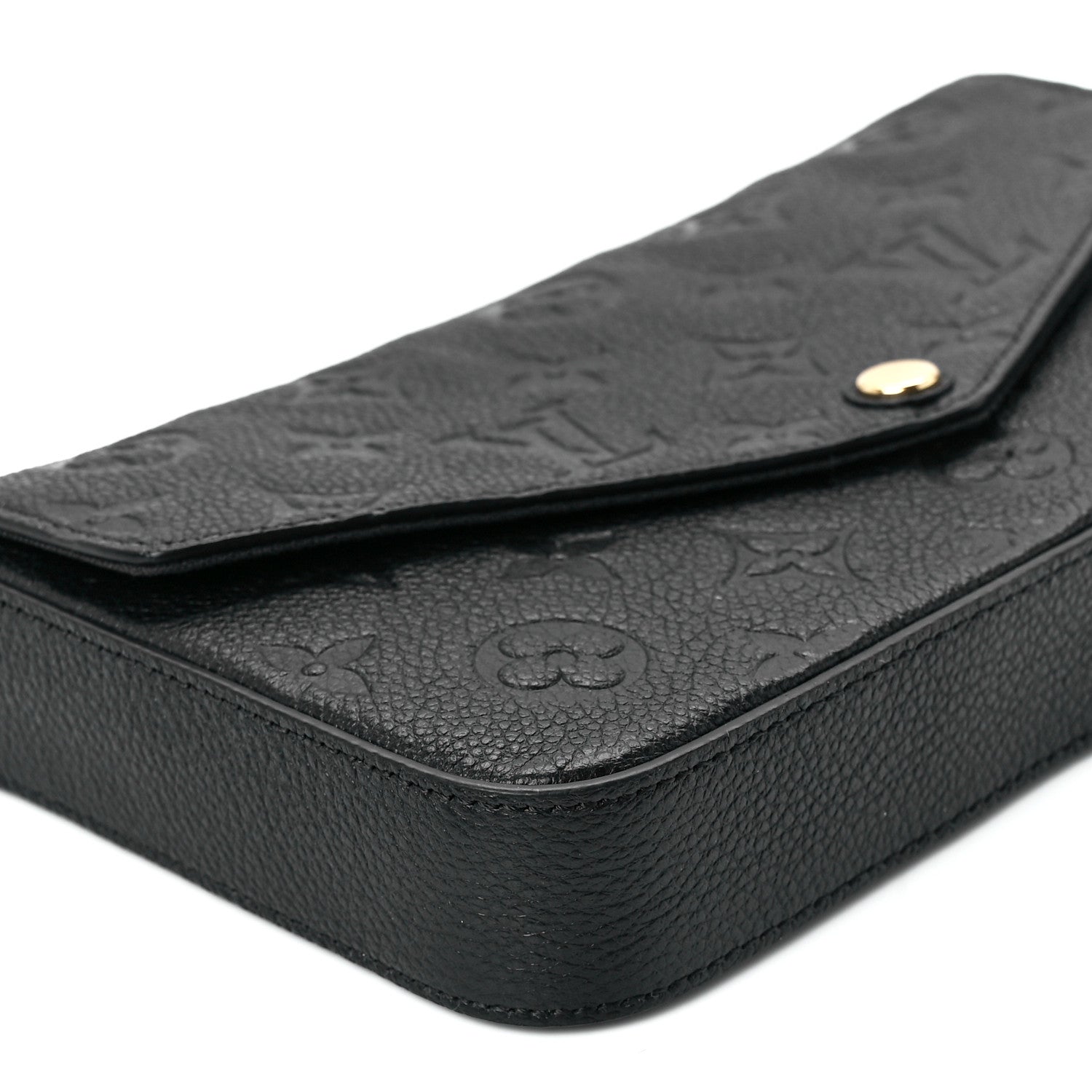 Louis Vuitton Empreinte Pochette Felicie Chain Wallet Black 11 of 13