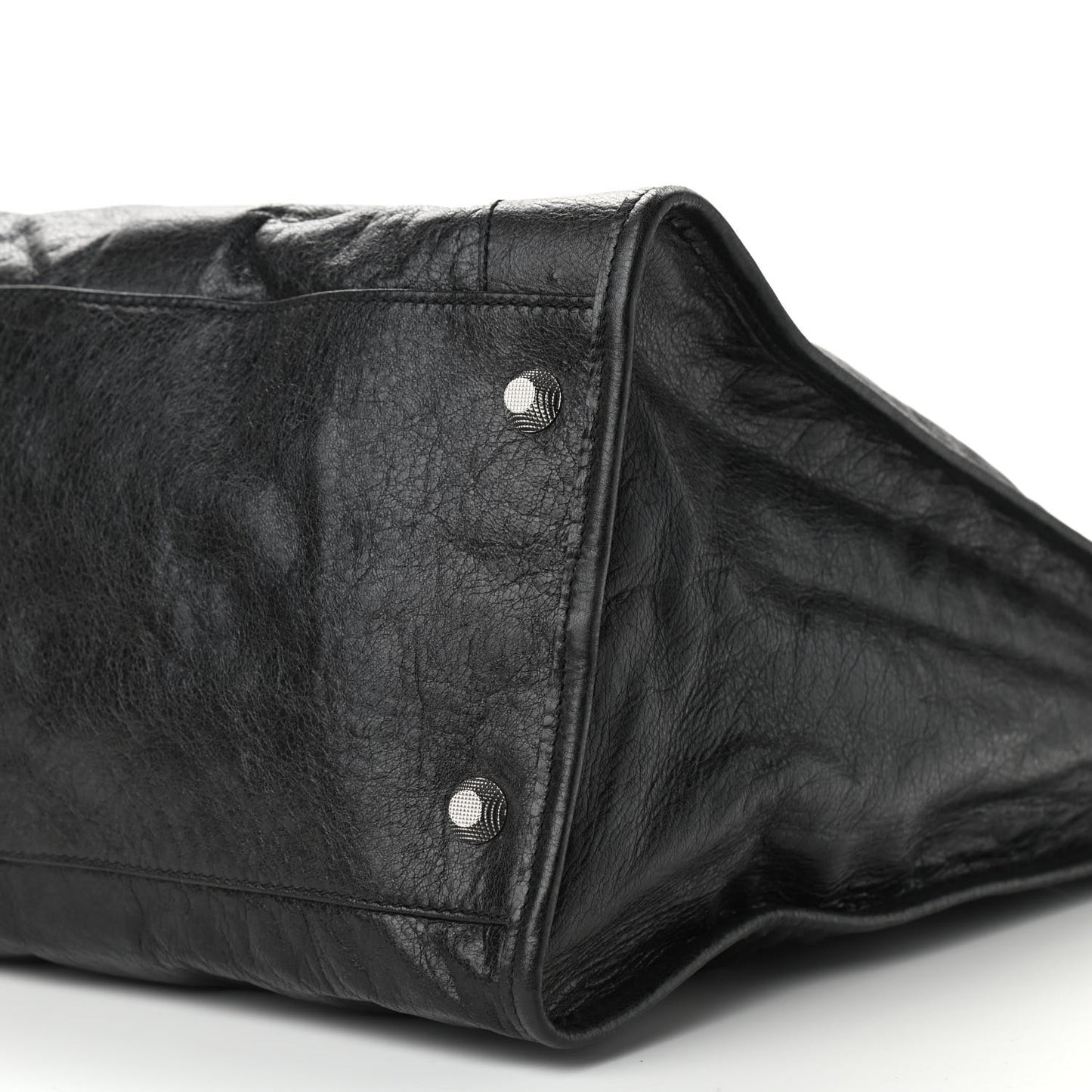Agneau Giant 21 Silver Hardware Weekender Black