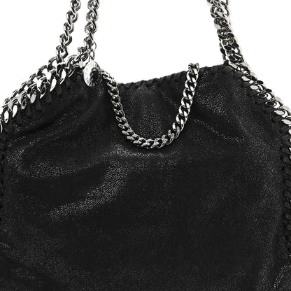 Stella McCartney Shaggy Deer Mini Falabella Tote Black 7 of 10