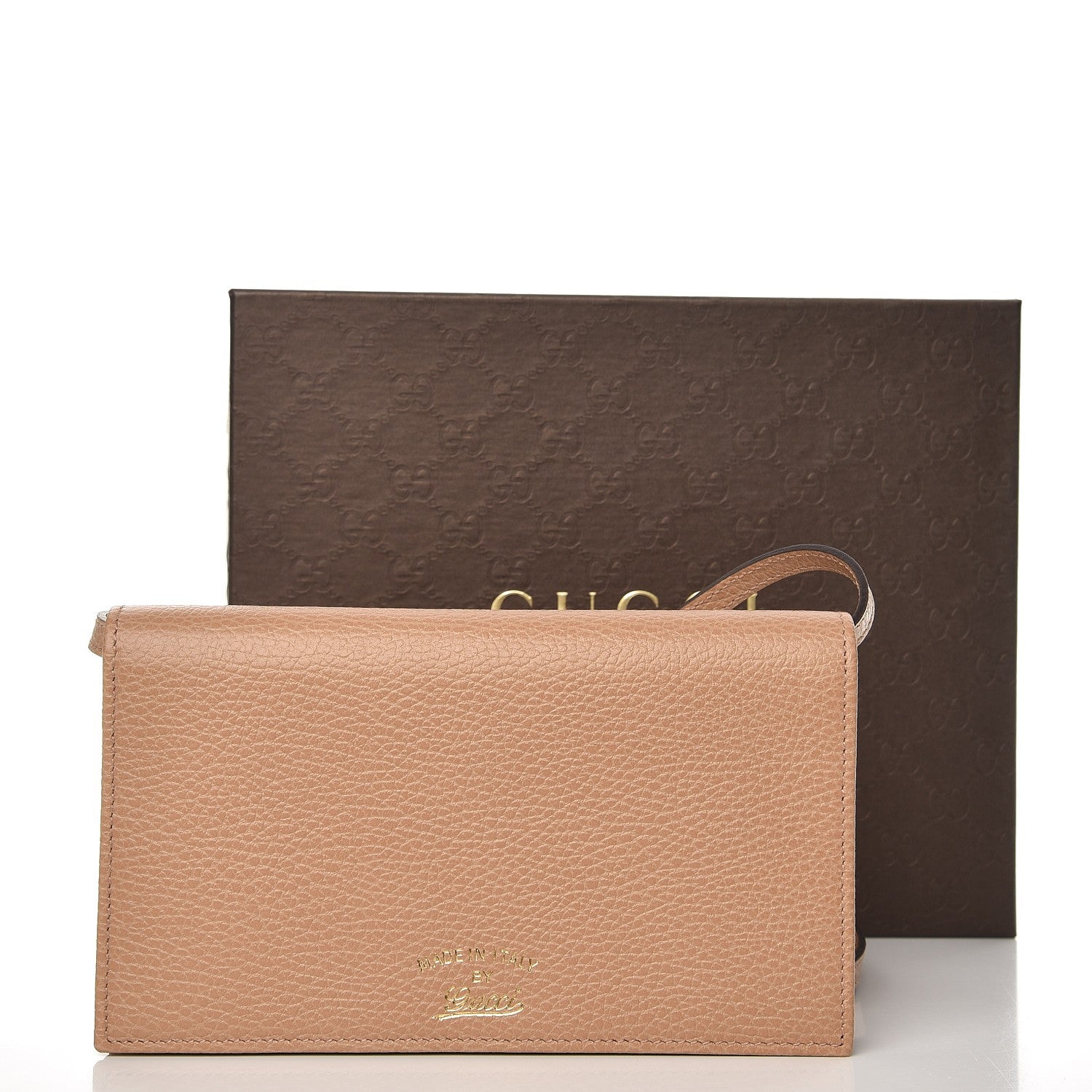 Gucci Dollar Calfskin Mini Swing Wallet Bag Camelia Mineral Blue 9 of 9