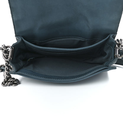 Chanel Calfskin Medium Boy Reverso Flap Blue 5 of 12