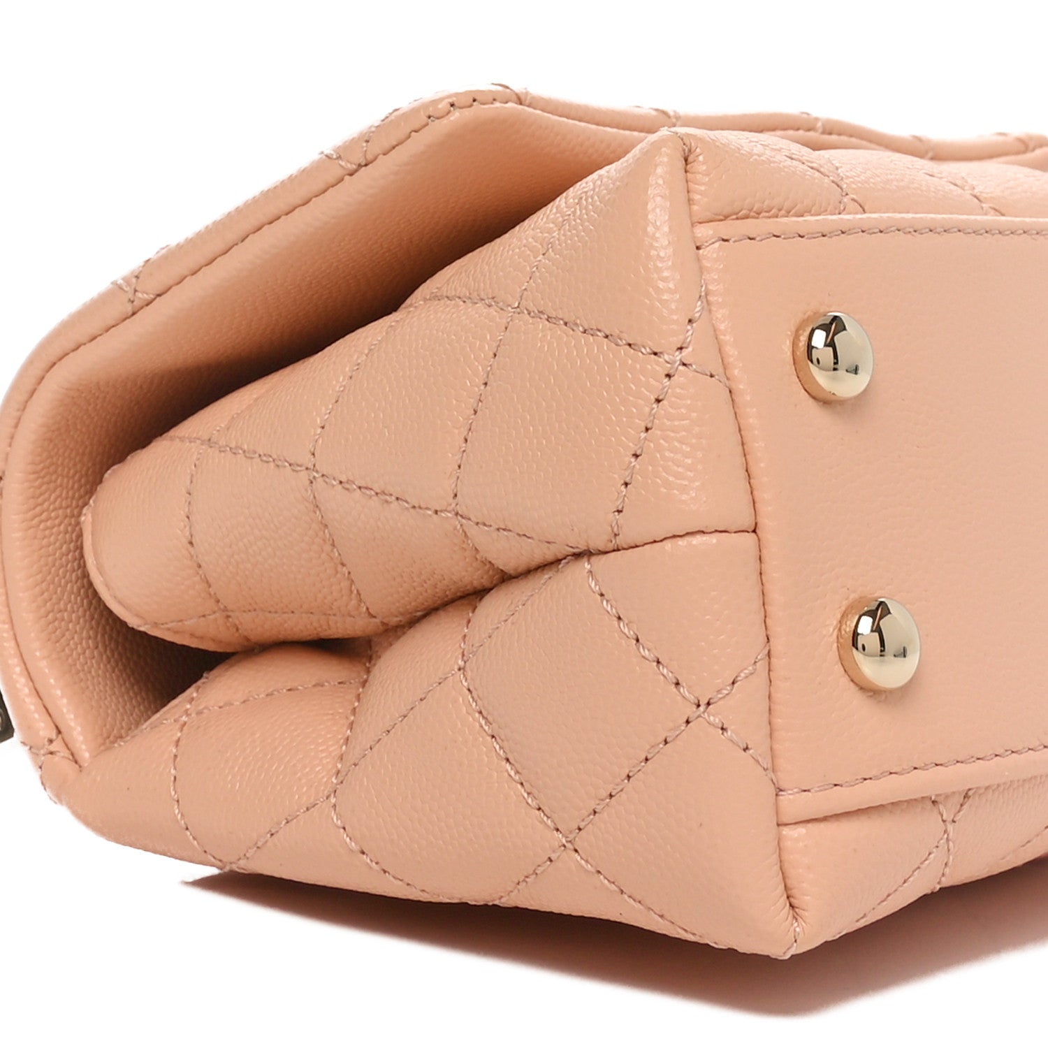 Chanel Caviar Quilted Extra Mini Coco Handle Flap Light Pink 10 of 11