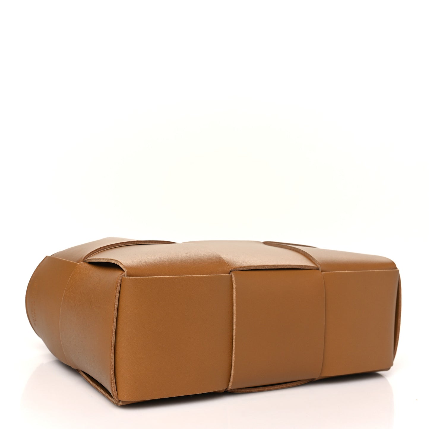 Nappa Maxi Intrecciato Mini Arco Tote Camel