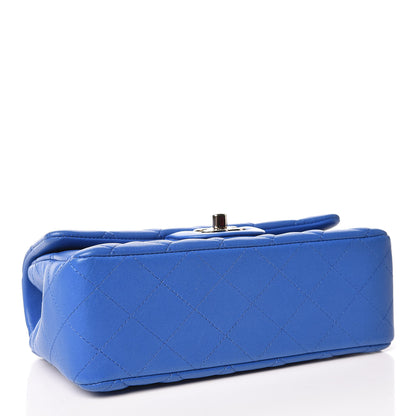 Chanel Lambskin Quilted Mini Rectangular Flap Blue 4 of 9