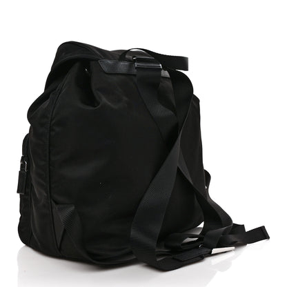 Prada Tessuto Nylon Saffiano Vela Backpack Black 3 of 9