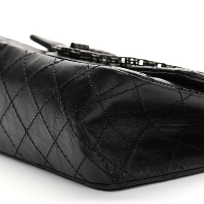 Chanel Aged Calfskin Quilted 2.55 Reissue Mini Flap So Black 10 of 10