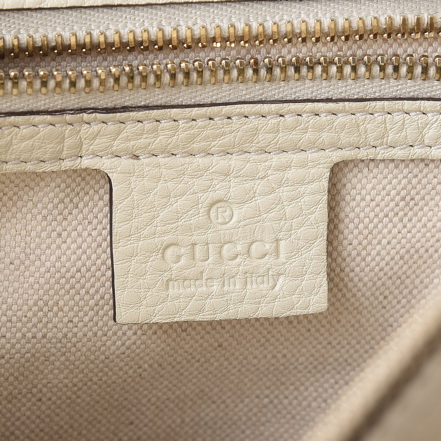 Calfskin Bamboo Medium Shopper Boston Mystic White