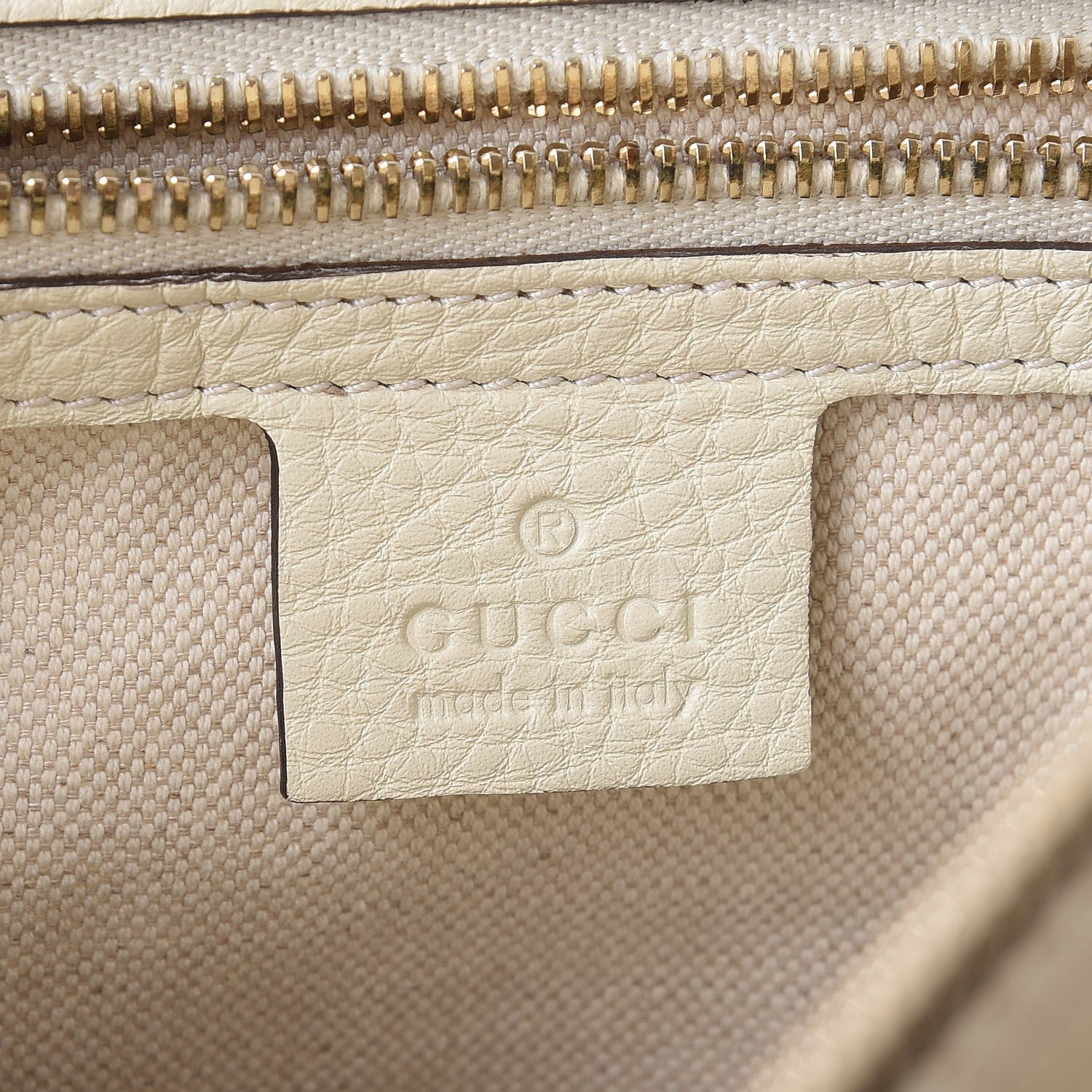 Gucci Calfskin Bamboo Medium Shopper Boston Mystic White 6 of 10