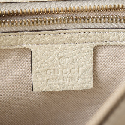 Gucci Calfskin Bamboo Medium Shopper Boston Mystic White 6 of 10