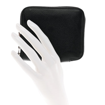 Hermes Epsom Silk'n Compact Wallet Black 2 of 9