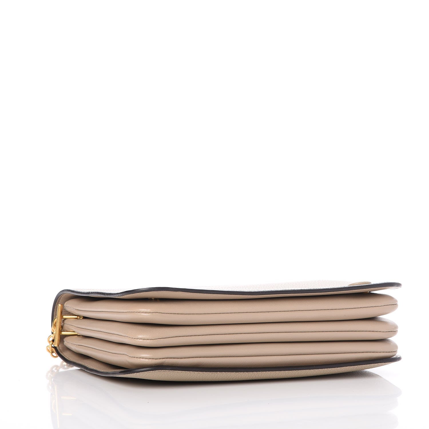 Mulberry Classic Grain Calfskin Small Clifton Flap Dune 4 of 8