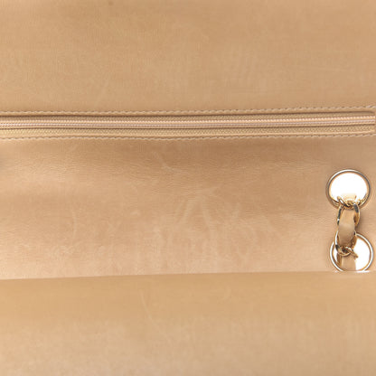 Chanel Lambskin Quilted Medium Double Flap Beige 10 of 13