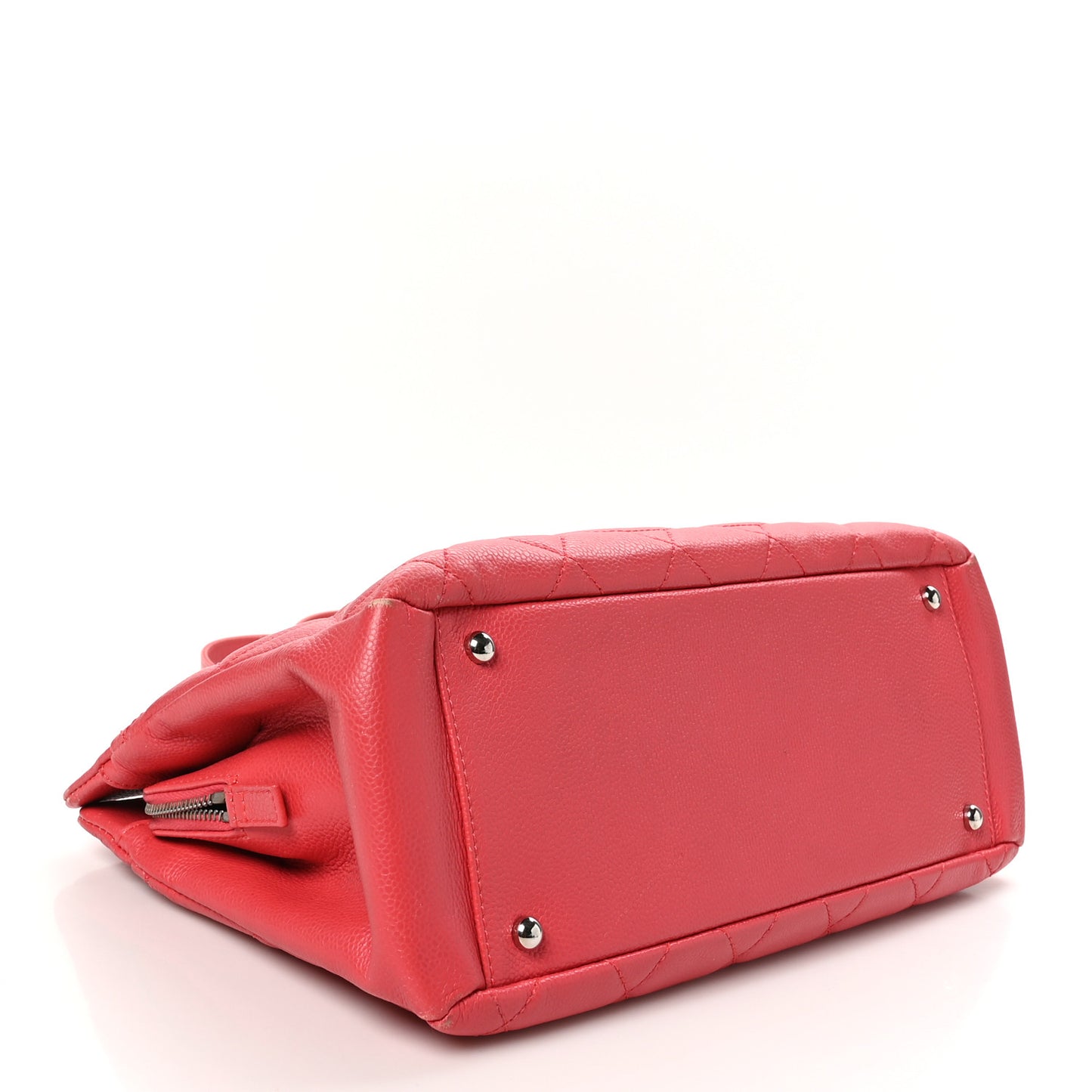 Caviar Quilted Timeless CC Soft Tote Pink