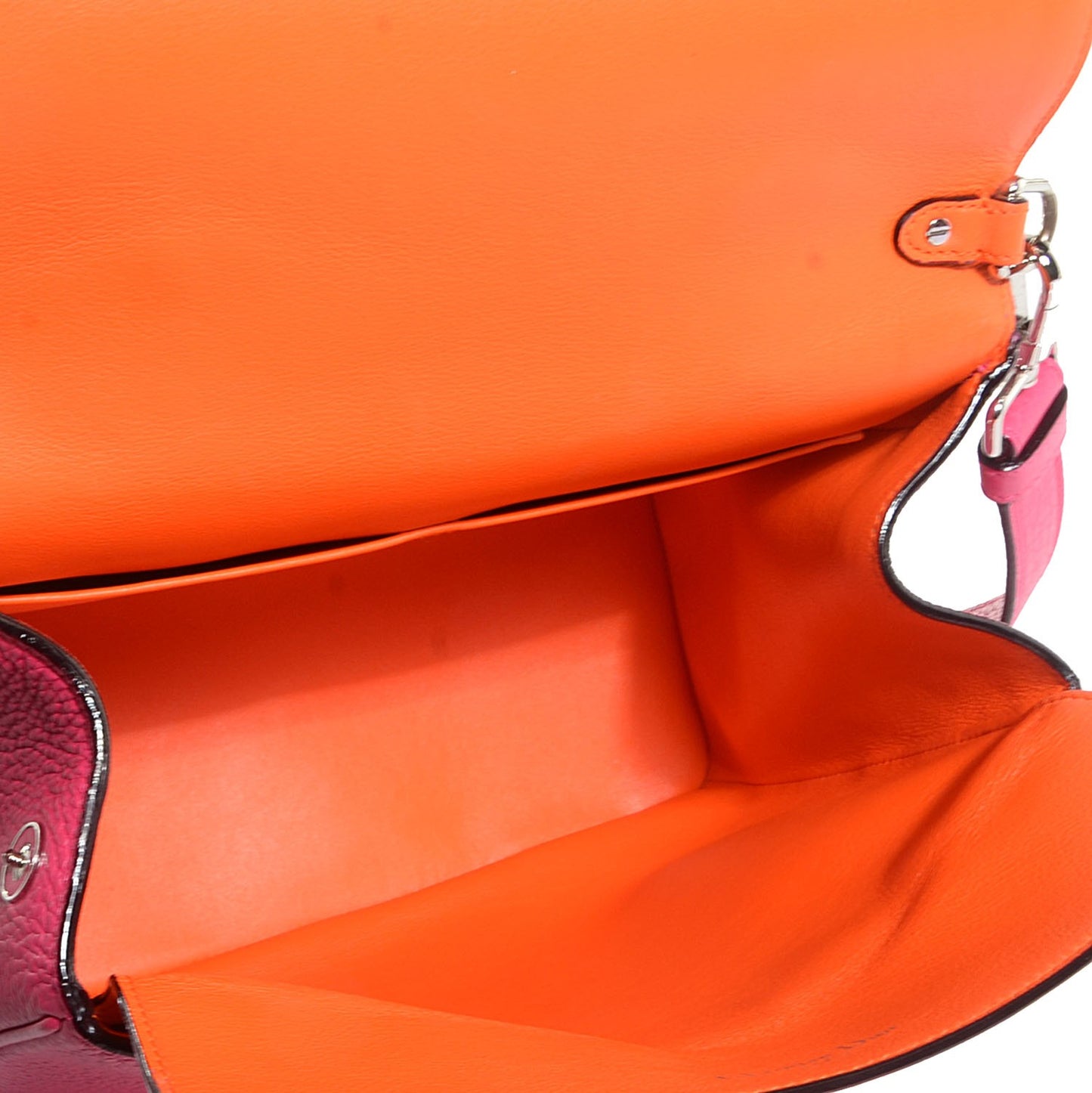 Bullcalf Small Be Dior Flap Fraise Tangerine
