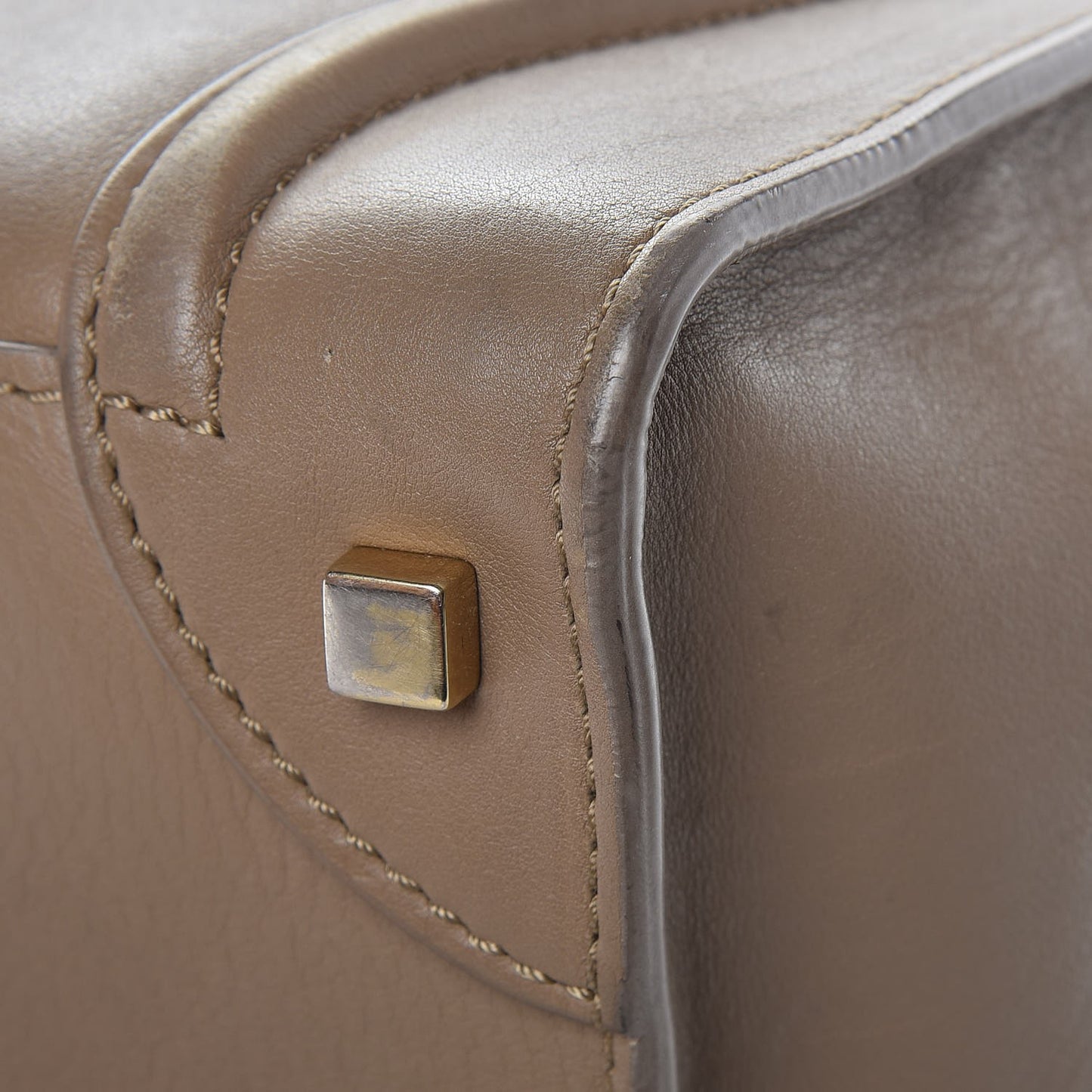 Smooth Calfskin Mini Luggage Camel
