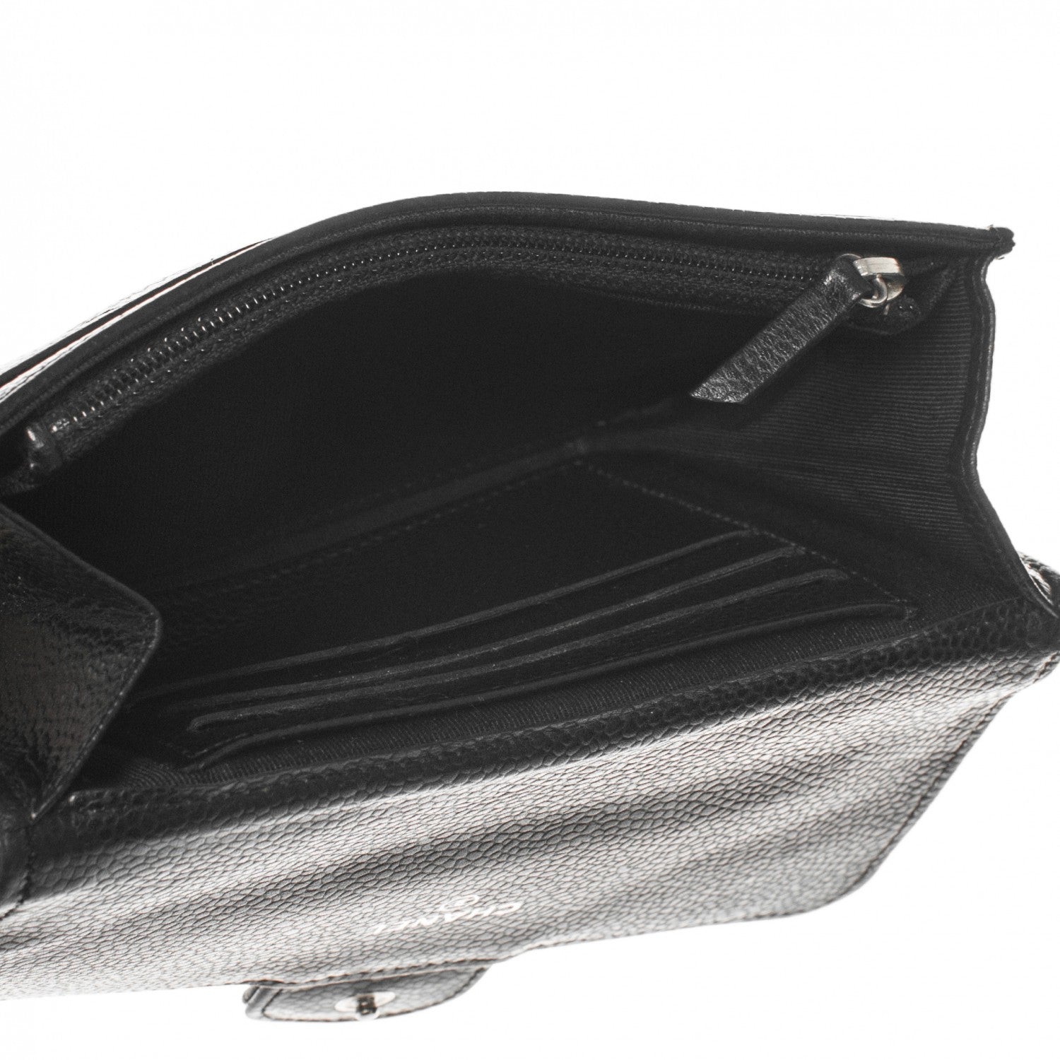 Chanel Caviar Quilted Small Flap Wallet Black 7 of 7