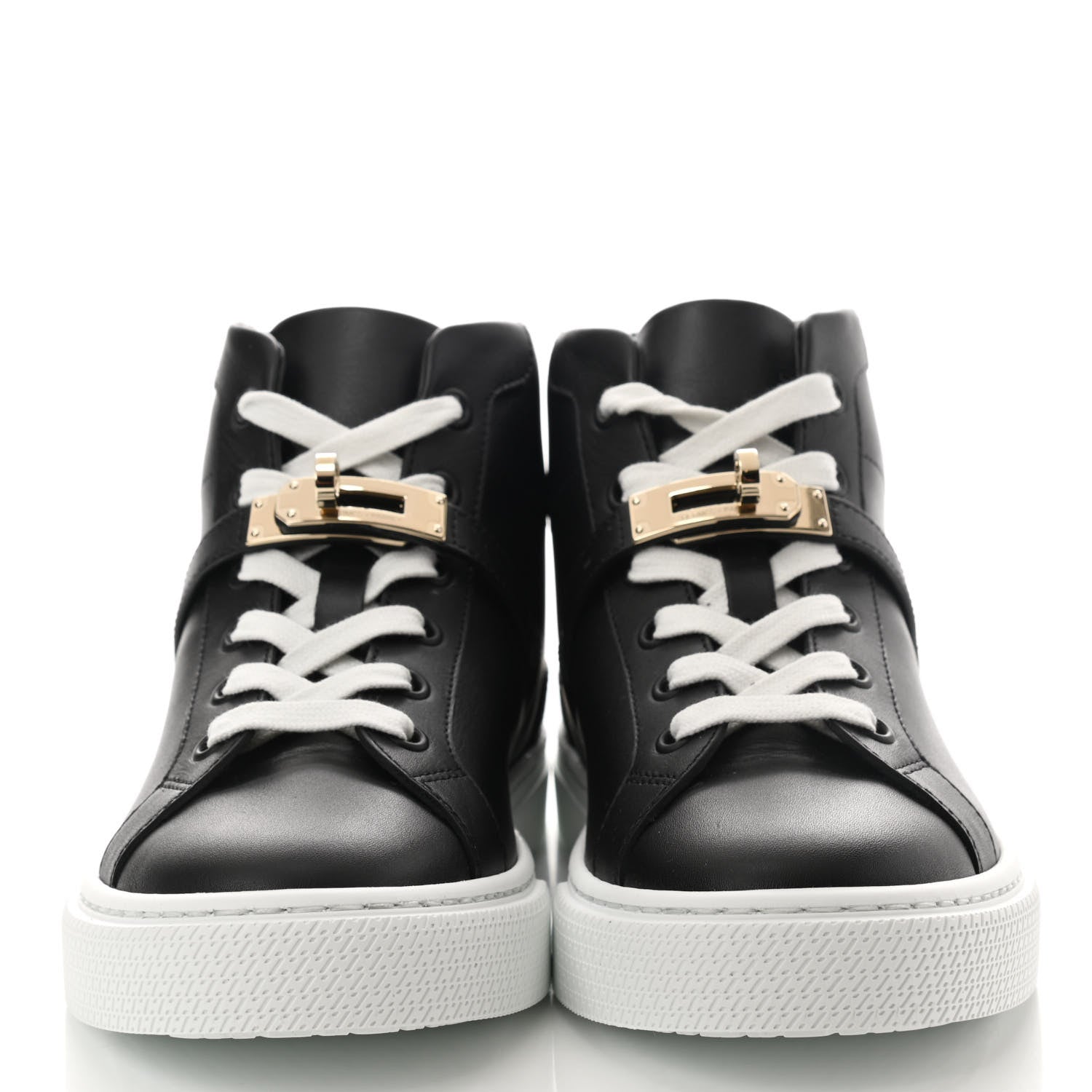 Hermes Calfskin Womens Daydream Sneakers 35 Black 2 of 10