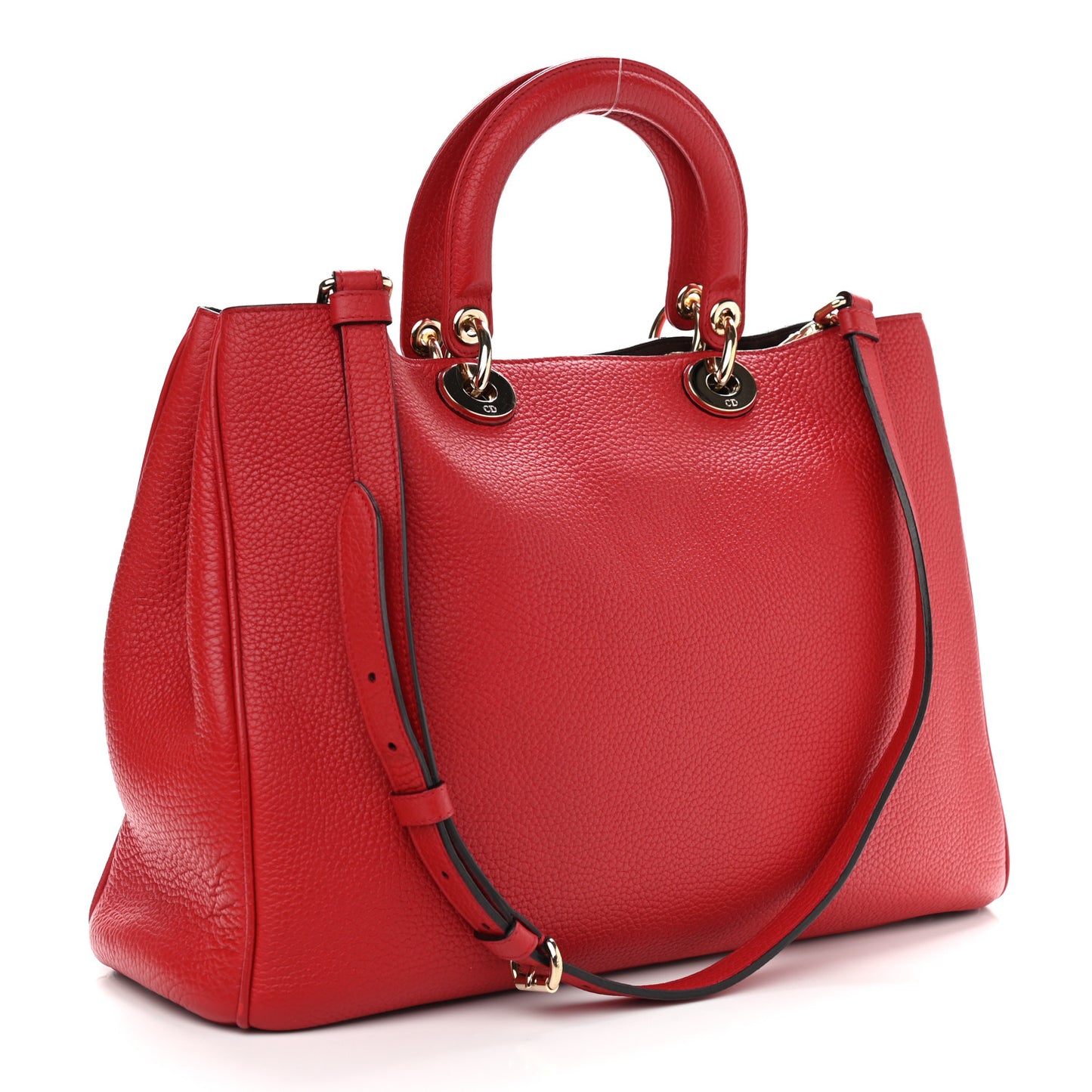 Bullcalf Medium Diorissimo Tote True Red