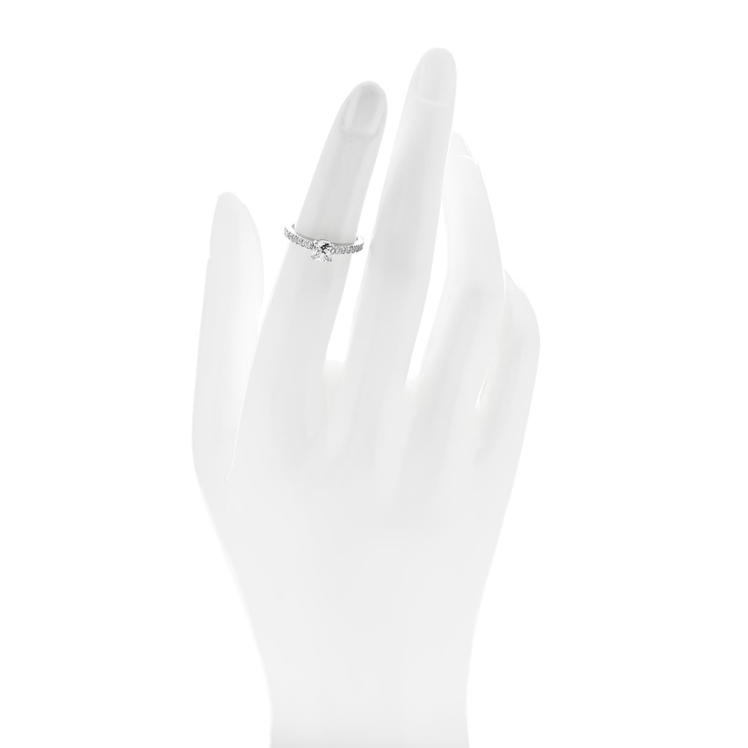 Tiffany Platinum Diamond 0.43ct Novo Princess-Cut Engagement Ring 48 4.5 2 of 7