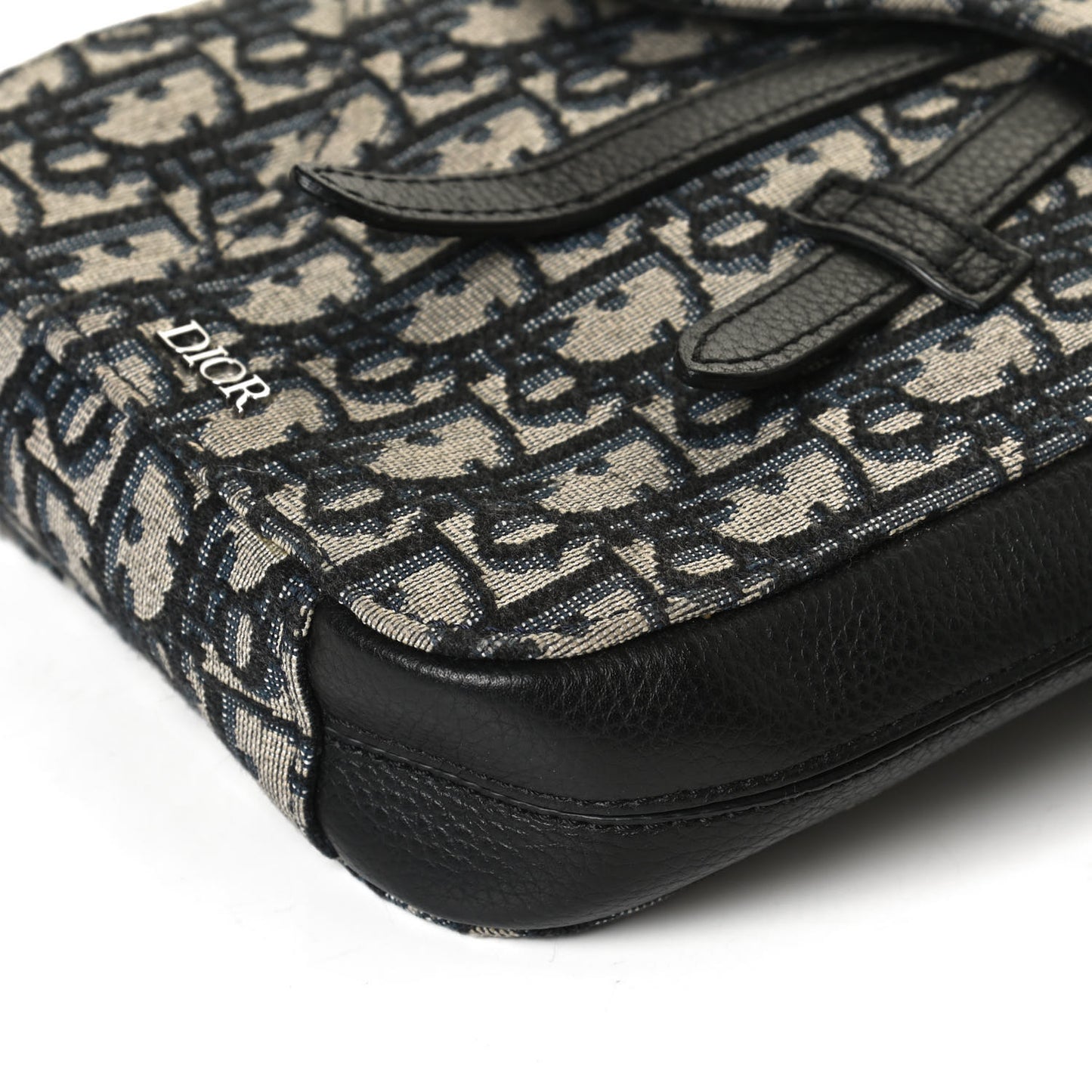 Oblique Saddle Pouch Blue