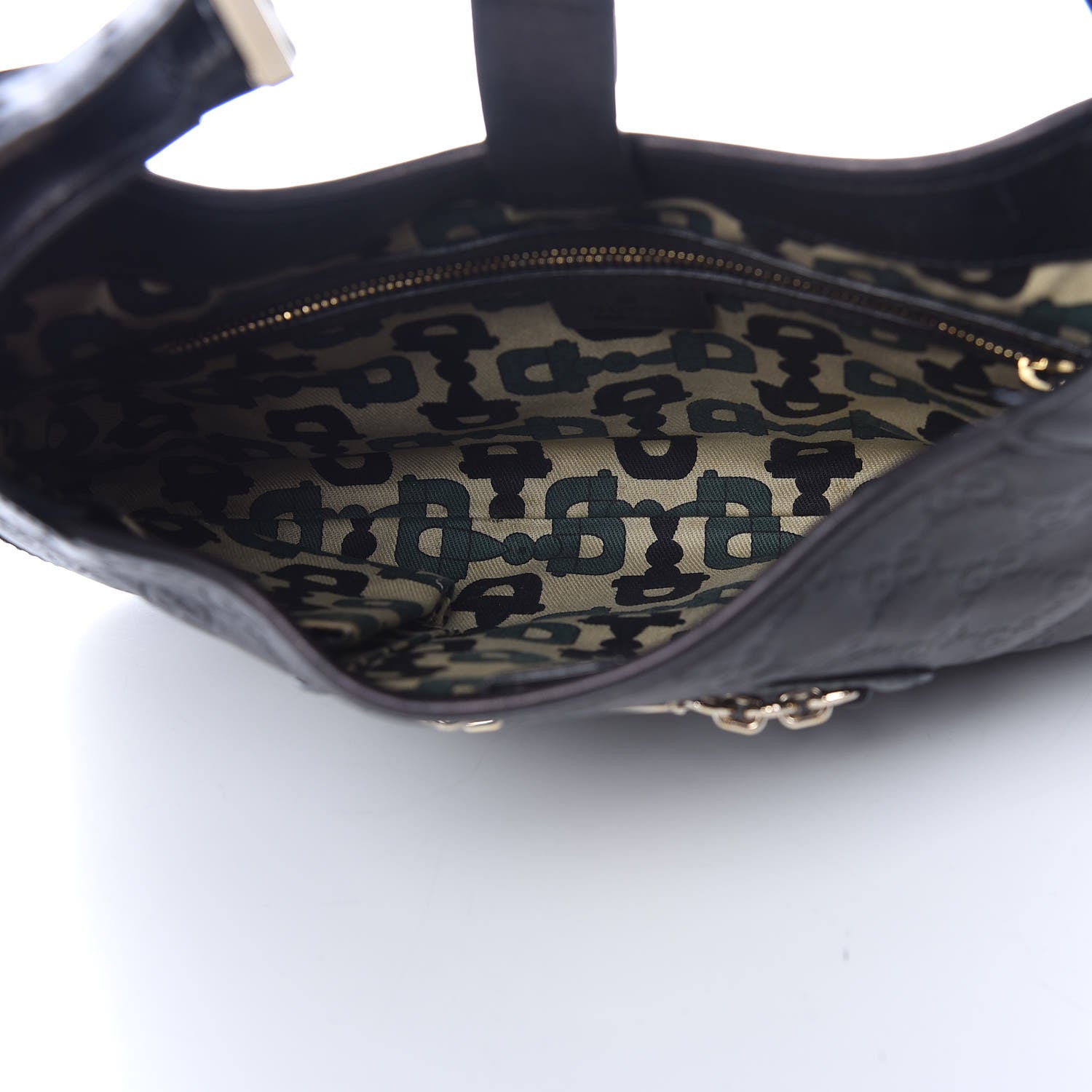 Gucci Guccissima Punch Hobo Black 5 of 15