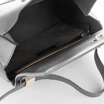 Givenchy Textured Calfskin Medium Pandora Box Crossbody Bag Black 5 of 8