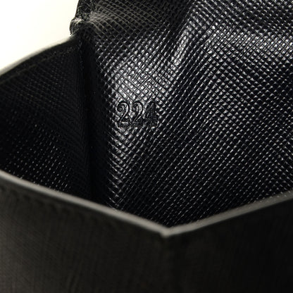 Prada Saffiano Metal Envelope Wallet Black 8 of 11